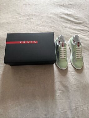Prada Men’s Light Green America’s Cup US10.5 size